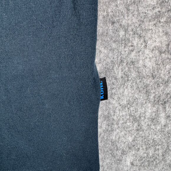 Kuhl Shirt Mens L Blue Long Sleeve Crew Neck Organic Cotton Kommando Wildfibre - Picture 5 of 12